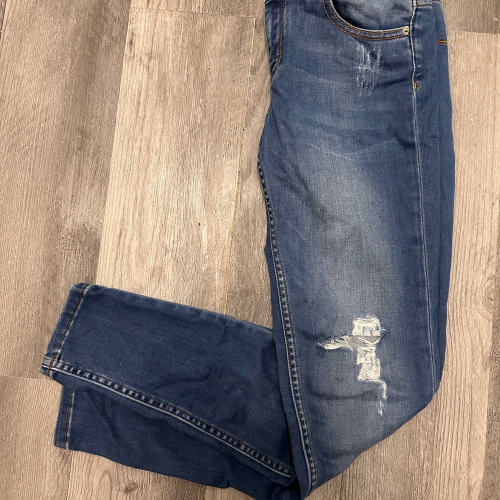 Ted Baker Distressed Blue Jeans